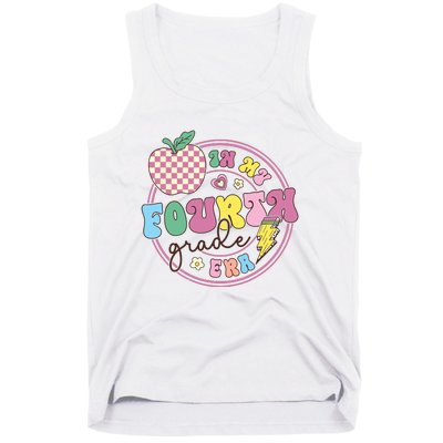 In My Fourth Grade Era Girl Back To School 4th Grade Teacher Tank Top