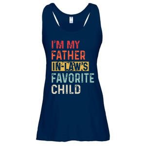 Im My Father In Laws Favorite Child Funny Fathers Day Gift Ladies Essential Flowy Tank