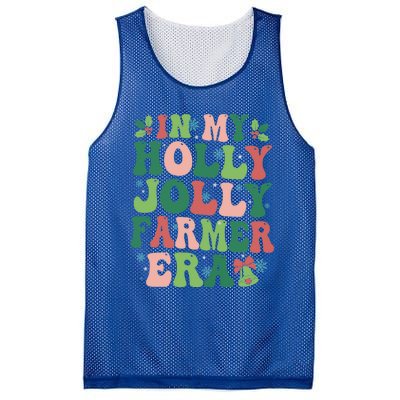 In My Farmer Era Christmas Party Season Pjm Occupation Gift Mesh Reversible Basketball Jersey Tank