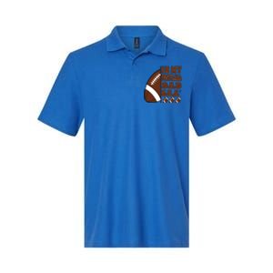 In My Football Dad Era Retro Football Lover FatherS Day Cute Gift Softstyle Adult Sport Polo