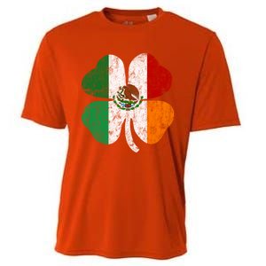 Irish Mexican Flag Ireland Mexico Shamrock St Patricks Day Gift Cooling Performance Crew T-Shirt