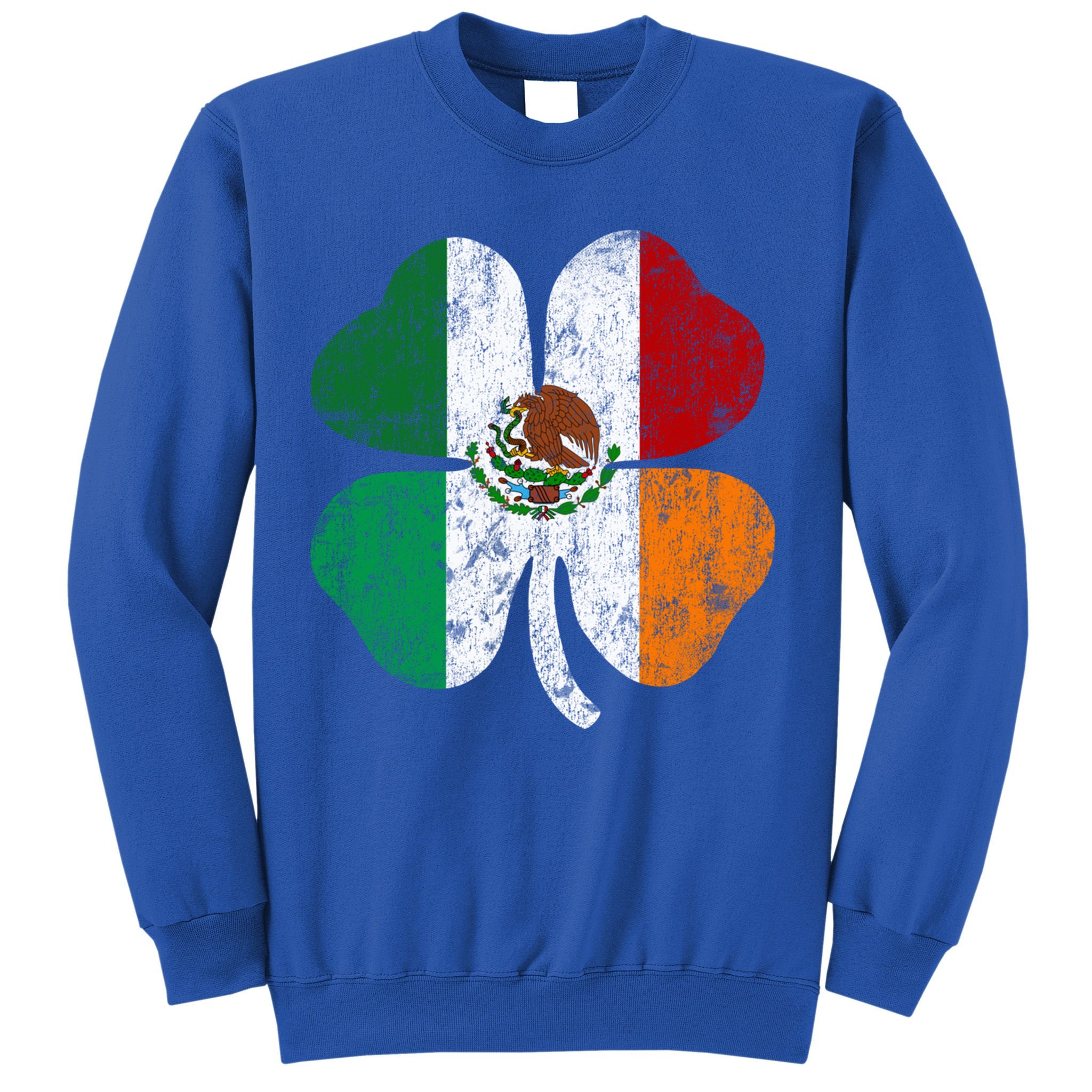 Irish Mexican Flag Ireland Mexico Shamrock St Patricks Day Gift Sweatshirt