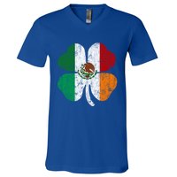 Irish Mexican Flag Ireland Mexico Shamrock St Patricks Day Gift V-Neck T-Shirt