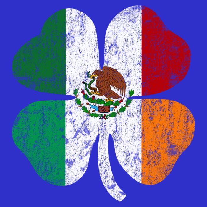 Irish Mexican Flag Ireland Mexico Shamrock St Patricks Day Gift Baby Bodysuit
