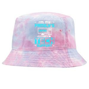 IM My FamilyS Unpaid Tech Support Tie-Dyed Bucket Hat