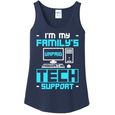 IM My FamilyS Unpaid Tech Support Ladies Essential Tank