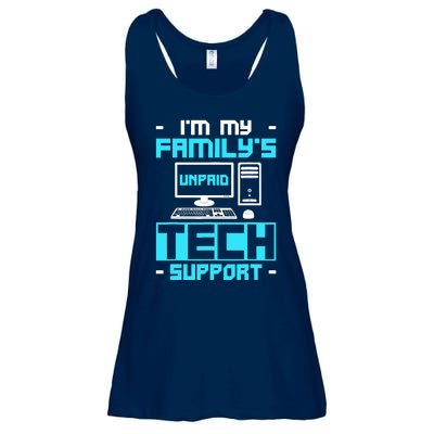 IM My FamilyS Unpaid Tech Support Ladies Essential Flowy Tank