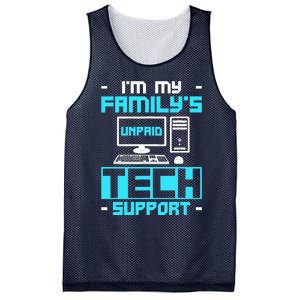 IM My FamilyS Unpaid Tech Support Mesh Reversible Basketball Jersey Tank