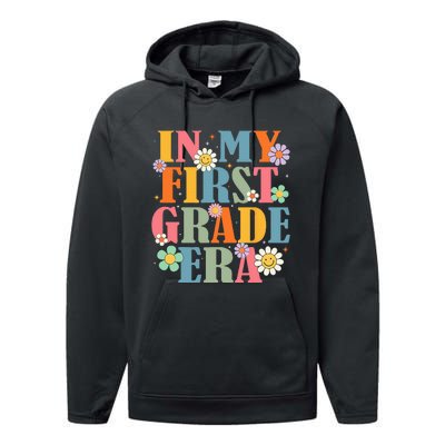 In My First Grade Era Back To School 1st Grade Teacher Team Performance Fleece Hoodie