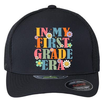 In My First Grade Era Back To School 1st Grade Teacher Team Flexfit Unipanel Trucker Cap