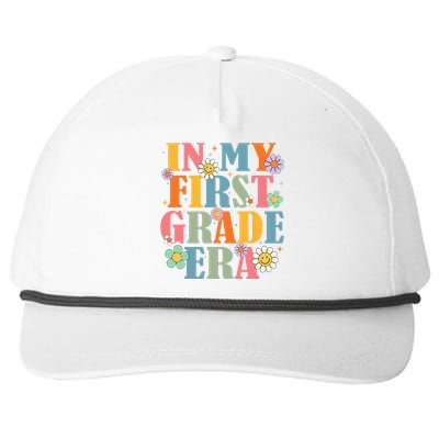 In My First Grade Era Back To School 1st Grade Teacher Team Snapback Five-Panel Rope Hat