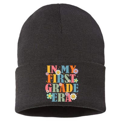 In My First Grade Era Back To School 1st Grade Teacher Team Sustainable Knit Beanie