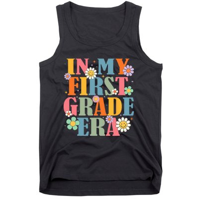 In My First Grade Era Back To School 1st Grade Teacher Team Tank Top