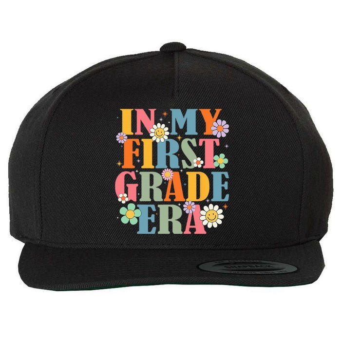 In My First Grade Era Back To School 1st Grade Teacher Team Wool Snapback Cap