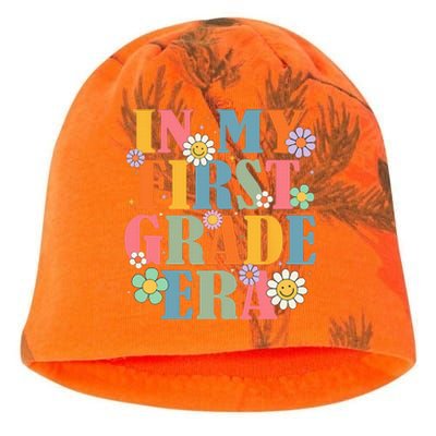 In My First Grade Era Back To School 1st Grade Teacher Team Kati - Camo Knit Beanie