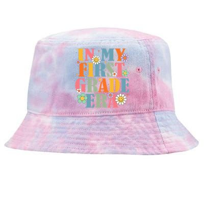 In My First Grade Era Back To School 1st Grade Teacher Team Tie-Dyed Bucket Hat