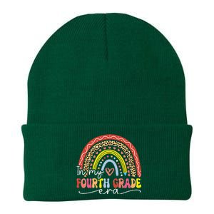 In My Fourth Grade Era Back To School First Day Rainbow Knit Cap Winter Beanie