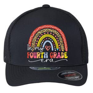 In My Fourth Grade Era Back To School First Day Rainbow Flexfit Unipanel Trucker Cap