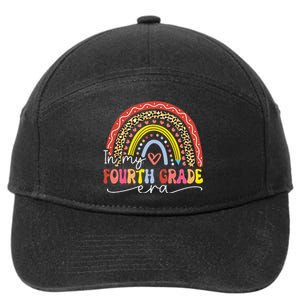 In My Fourth Grade Era Back To School First Day Rainbow 7-Panel Snapback Hat