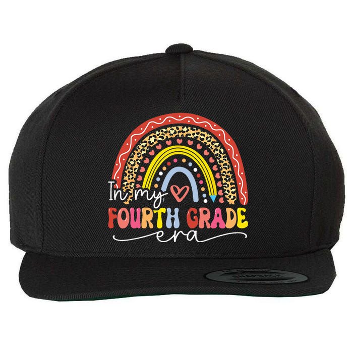 In My Fourth Grade Era Back To School First Day Rainbow Wool Snapback Cap