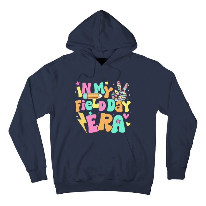 In My Field Day Era Groovy Field Day For Teacher Hoodie