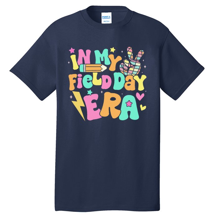 In My Field Day Era Groovy Field Day For Teacher Tall T-Shirt