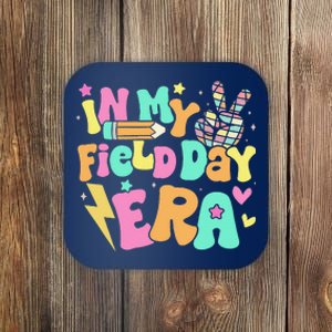 In My Field Day Era Groovy Field Day For Teacher Coaster