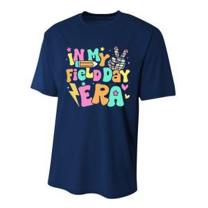 In My Field Day Era Groovy Field Day For Teacher Performance Sprint T-Shirt