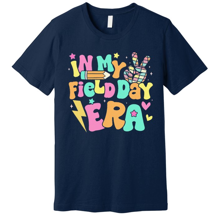 In My Field Day Era Groovy Field Day For Teacher Premium T-Shirt