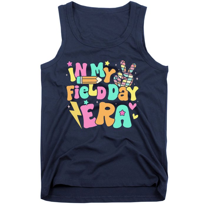 In My Field Day Era Groovy Field Day For Teacher Tank Top