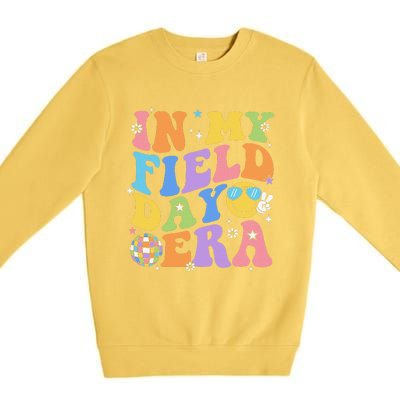 In My Field Day Era Teacher Funny Field Day 2024 Premium Crewneck Sweatshirt