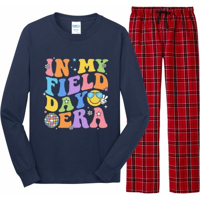 In My Field Day Era Teacher Funny Field Day 2024 Long Sleeve Pajama Set