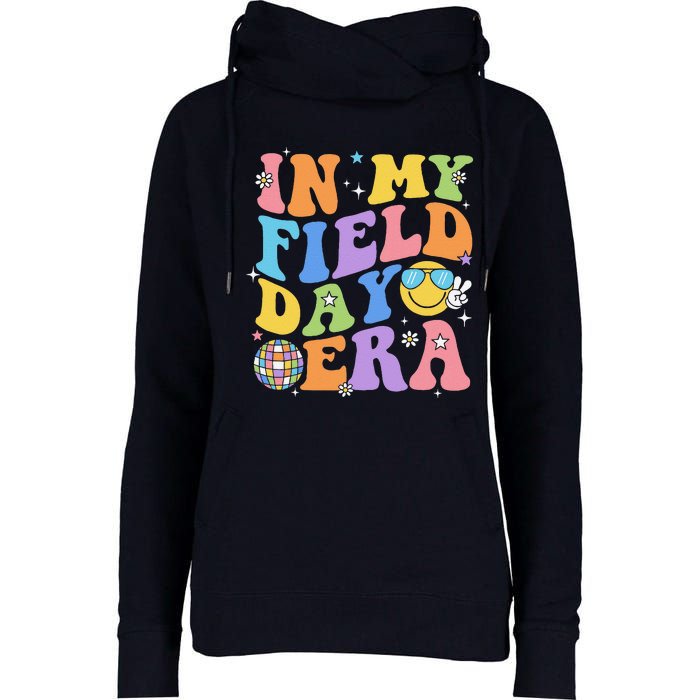 In My Field Day Era Teacher Funny Field Day 2024 Womens Funnel Neck Pullover Hood