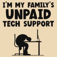 IM My FamilyS Unpaid Tech Support It Helpdesk Computer Drawstring Bag