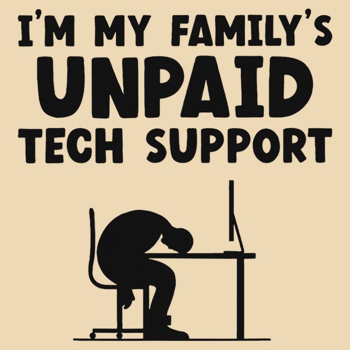 IM My FamilyS Unpaid Tech Support It Helpdesk Computer Drawstring Bag