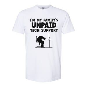 IM My FamilyS Unpaid Tech Support It Helpdesk Computer Softstyle CVC T-Shirt