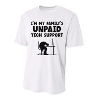 IM My FamilyS Unpaid Tech Support It Helpdesk Computer Performance Sprint T-Shirt