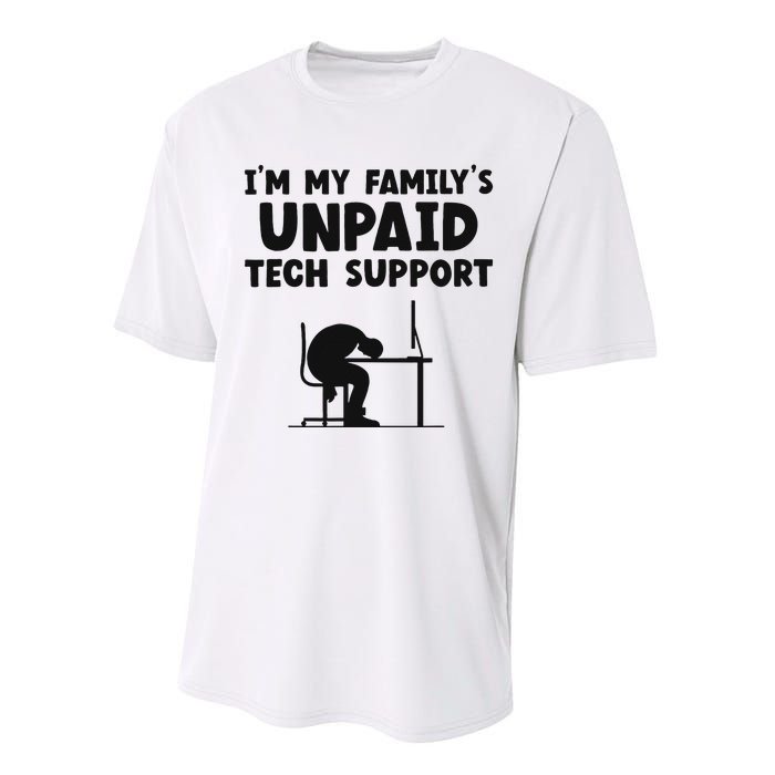 IM My FamilyS Unpaid Tech Support It Helpdesk Computer Performance Sprint T-Shirt