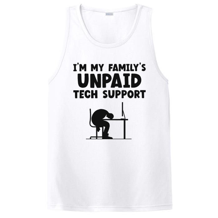 IM My FamilyS Unpaid Tech Support It Helpdesk Computer PosiCharge Competitor Tank