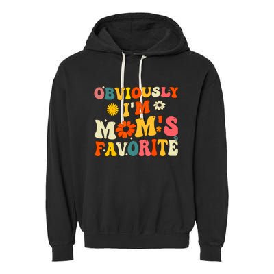 Im Moms Favorite Funny Favorite Sondaughter Child Garment-Dyed Fleece Hoodie