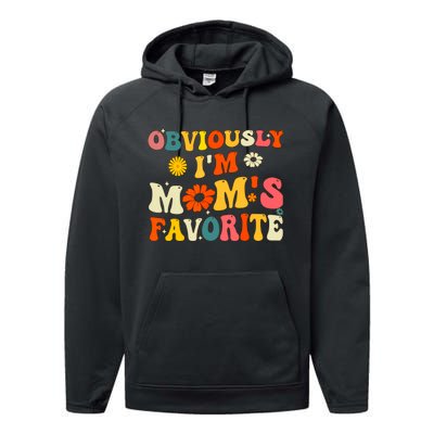 Im Moms Favorite Funny Favorite Sondaughter Child Performance Fleece Hoodie