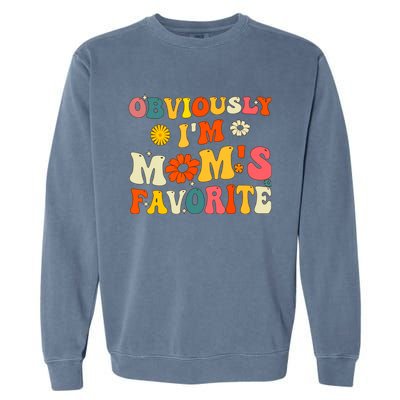 Im Moms Favorite Funny Favorite Sondaughter Child Garment-Dyed Sweatshirt