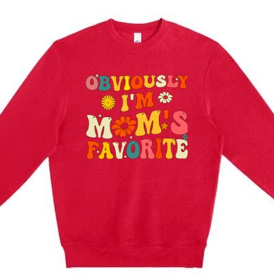 Im Moms Favorite Funny Favorite Sondaughter Child Premium Crewneck Sweatshirt