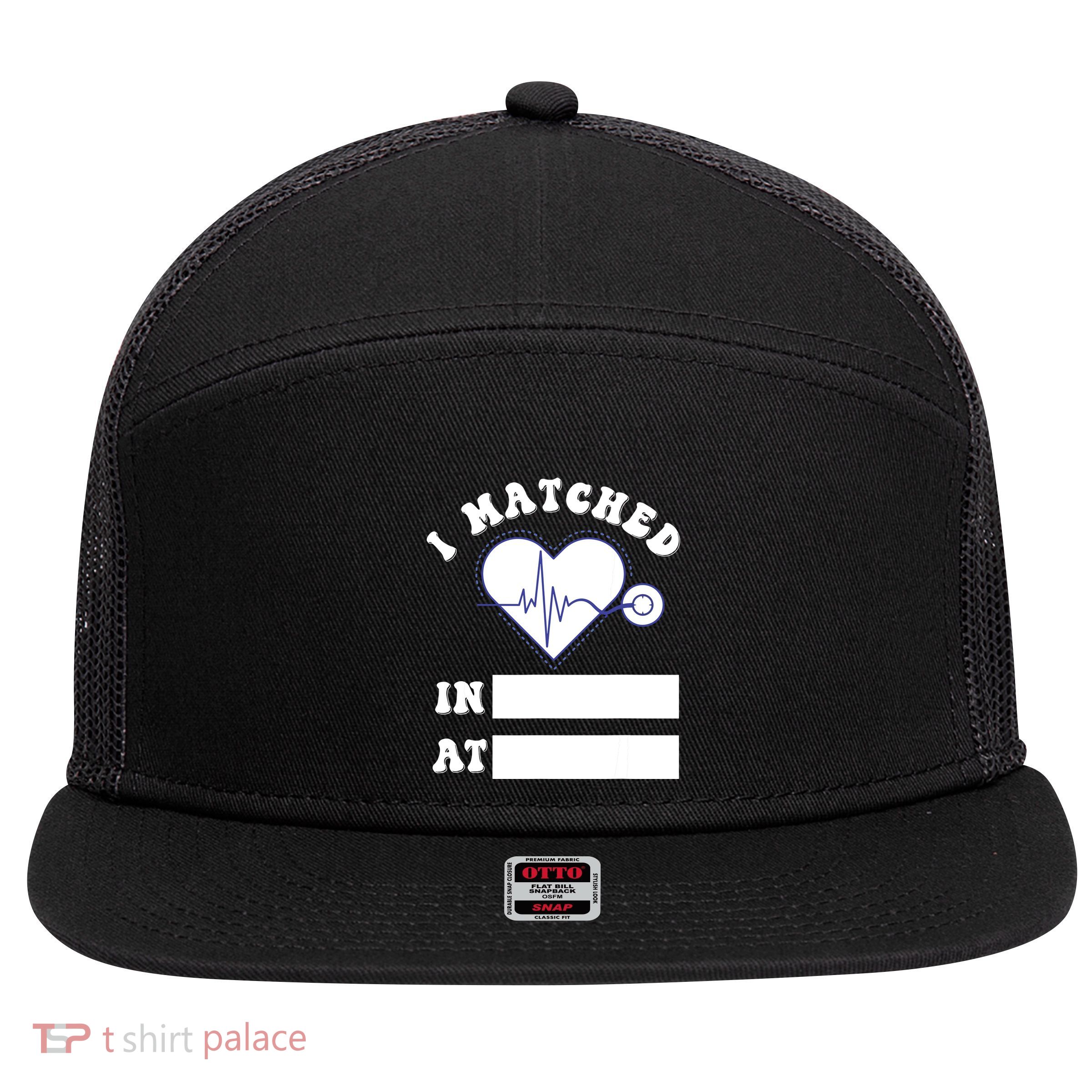 I Matched Future Doctor Physician Residency Match Day 7 Panel Mesh Trucker Snapback Hat