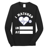 I Matched Future Doctor Physician Residency Match Day Long Sleeve Shirt