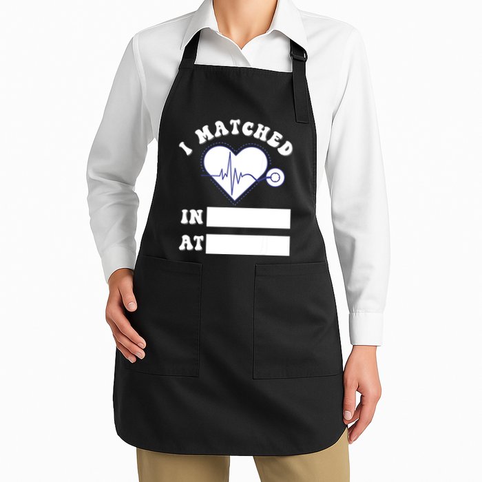 I Matched Future Doctor Physician Residency Match Day Apron