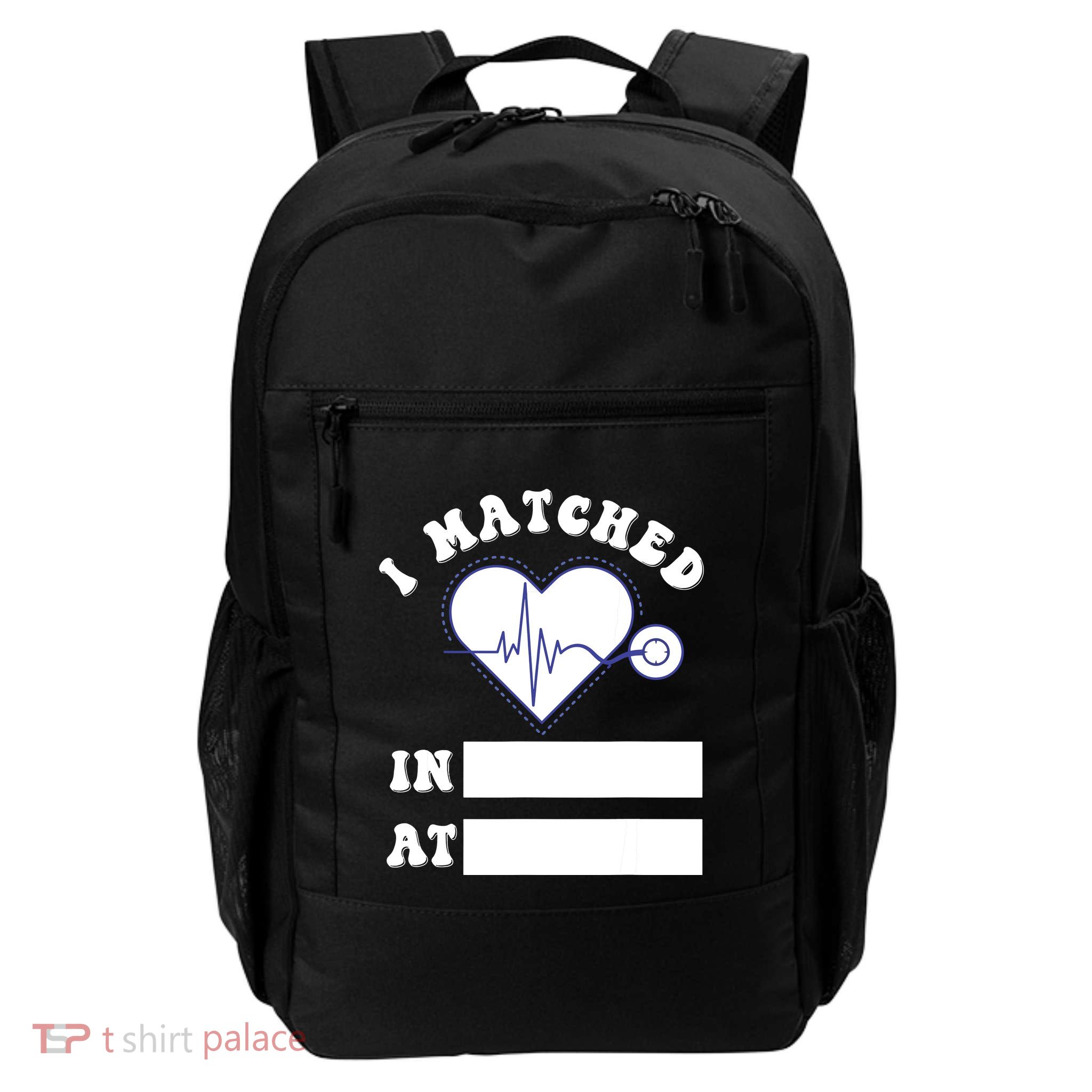 I Matched Future Doctor Physician Residency Match Day Backpack