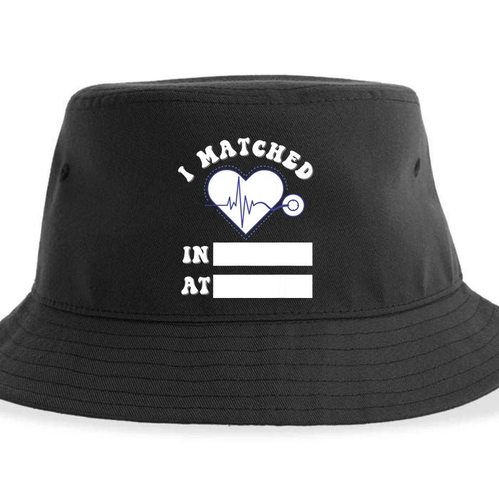 I Matched Future Doctor Physician Residency Match Day Sustainable Bucket Hat