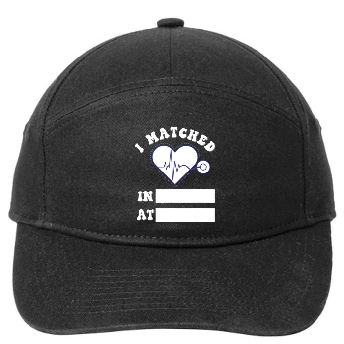 I Matched Future Doctor Physician Residency Match Day 7-Panel Snapback Hat