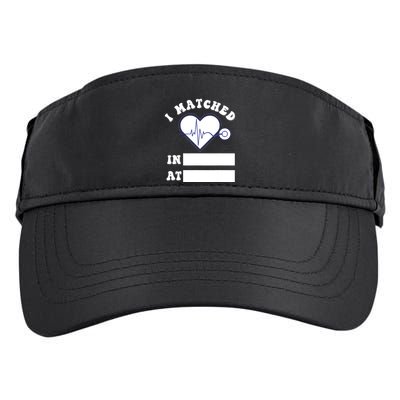 I Matched Future Doctor Physician Residency Match Day Adult Drive Performance Visor